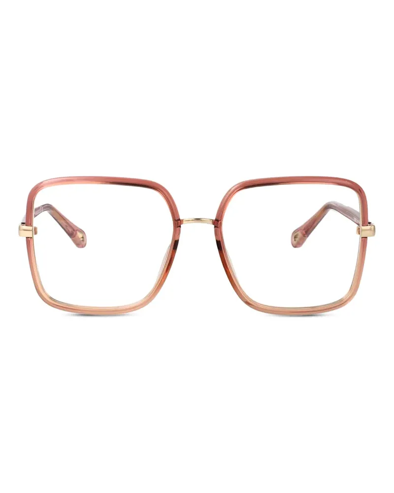 Chloé Brille mit Oversized-Gestell - Rosa Rosa