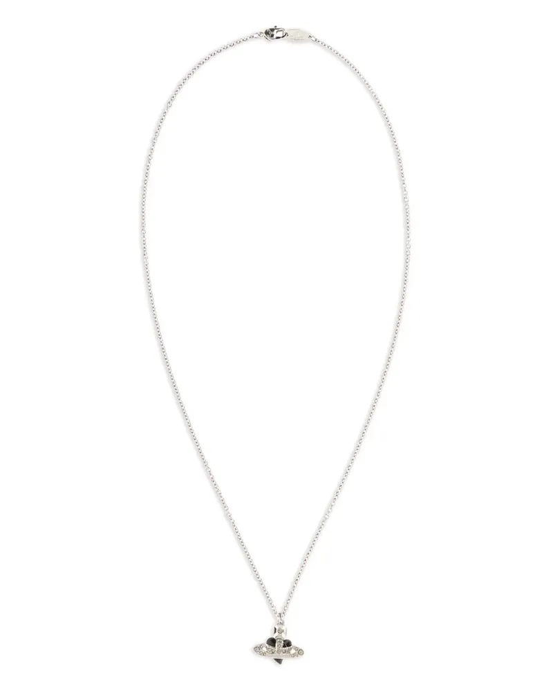 Vivienne Westwood Halskette mit Herzanhänger - Silber Silber