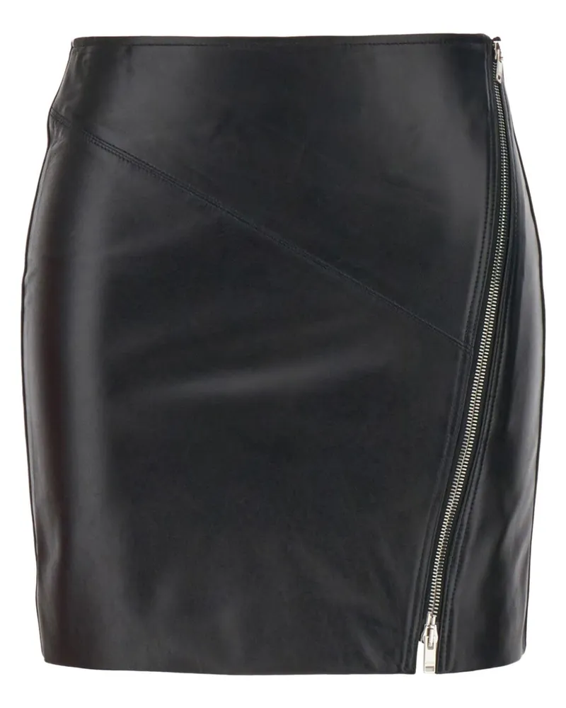 Isabel Marant Jeanne Lederrock - Schwarz Schwarz