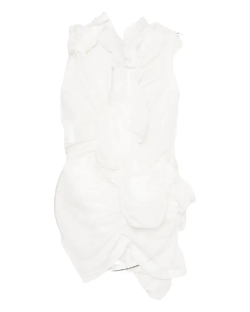 Comme des Garçons twisted tank top - Weiß Weiß