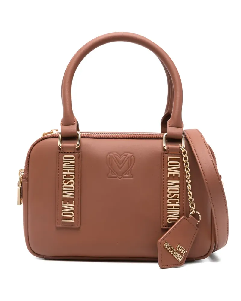 Moschino Shopper mit Logo - Braun Braun