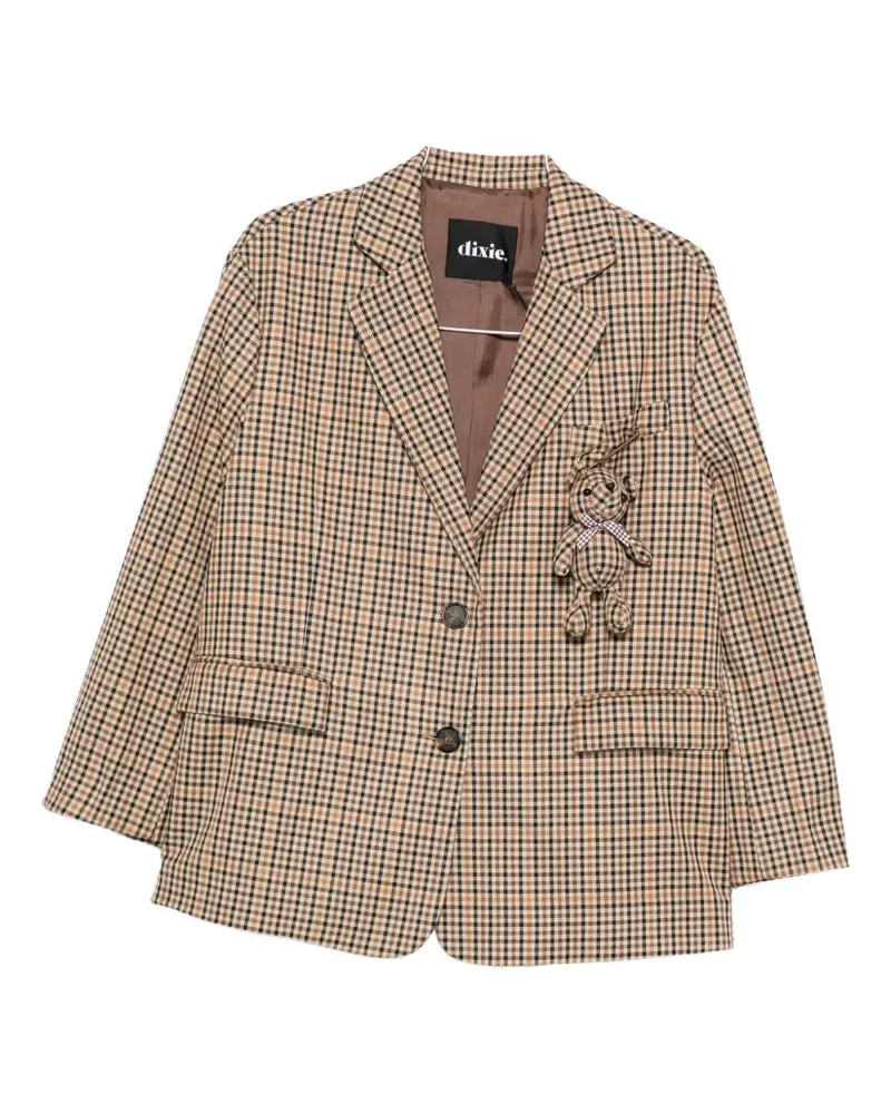 Dixie plaid wool jacket - Braun Braun