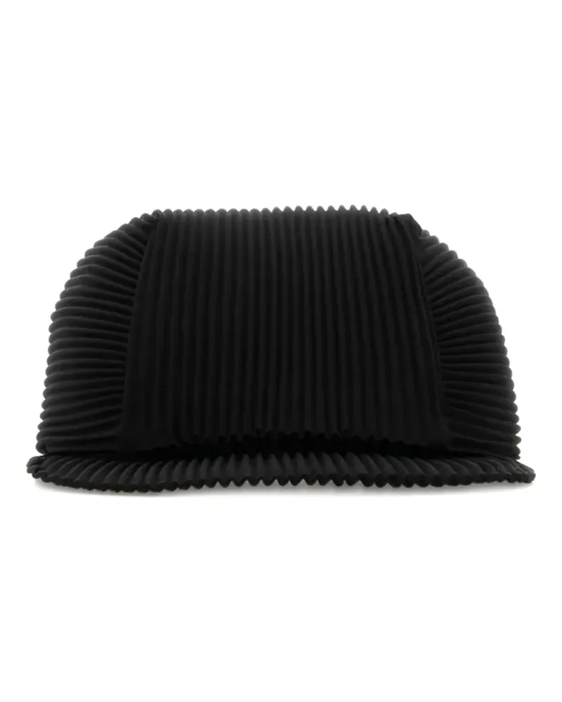 Issey Miyake Plissierte Baseballkappe - Schwarz Schwarz