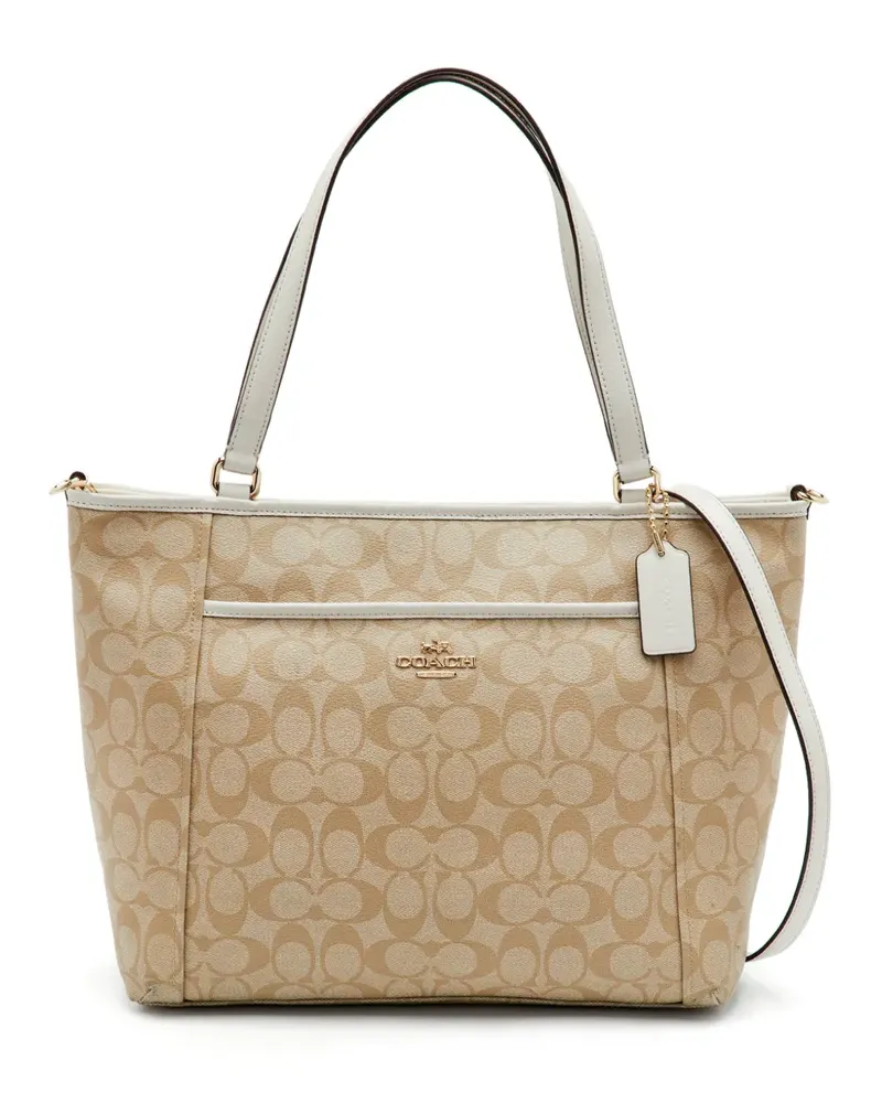 Coach Gallery Signature Tote Bag - Nude Nude
