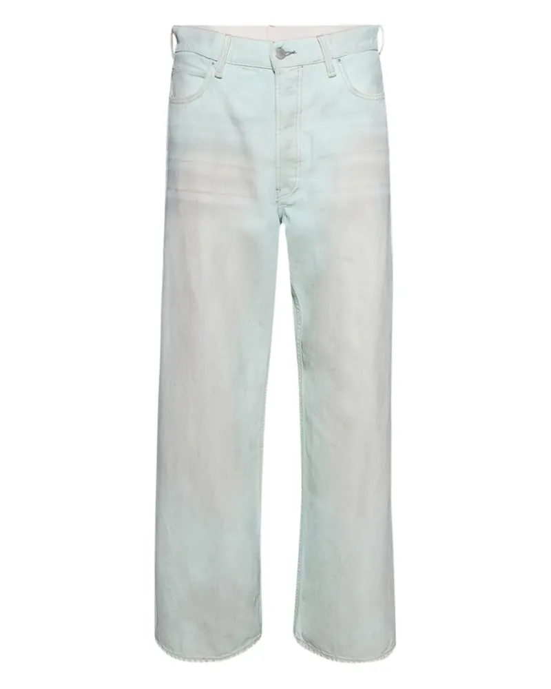 Acne Studios Jeans mit weitem Bein - Grün Grün