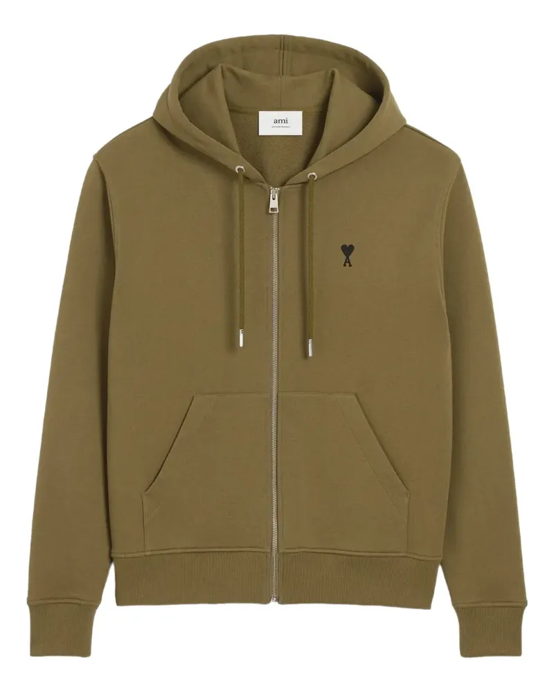 AMI Paris Ami-de-Coeur Kapuzenjacke - Grün Grün