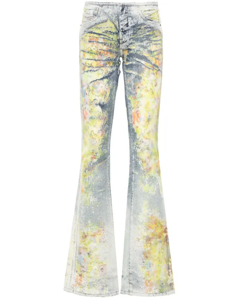 Diesel D-Shark-Fase Bootcut-Jeans - Blau Blau