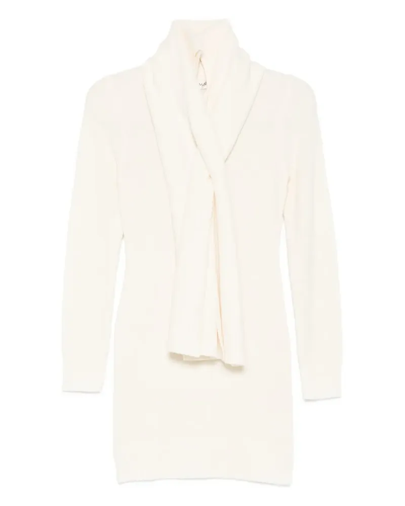 Aya Muse Amar Minikleid mit Schal - Nude Nude