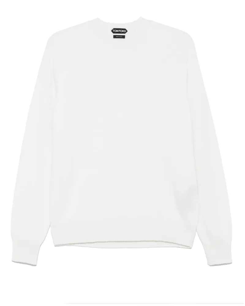 Tom Ford Pullover mit Rundhalsausschnitt - Weiß Weiß