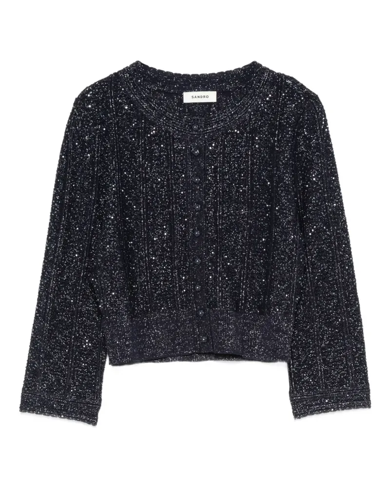 Sandro Cardigan mit Knöpfen - Blau Blau