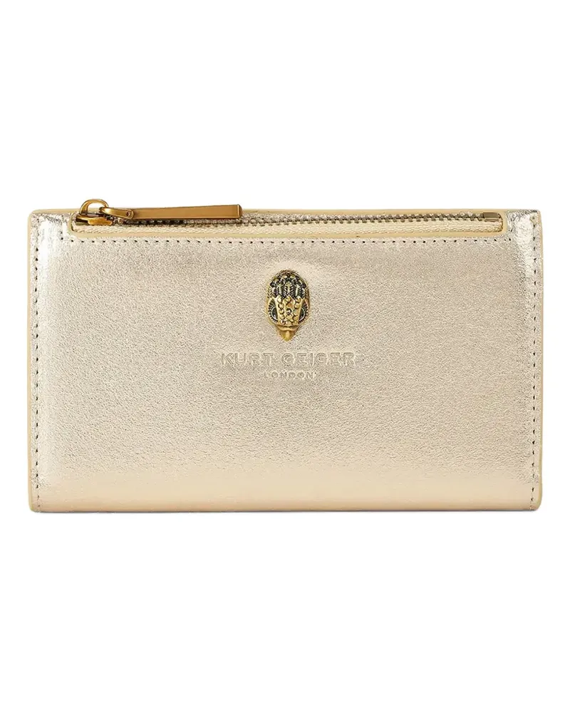 Kurt Geiger Shoreditch eagle metallic wallet - Gold Gold