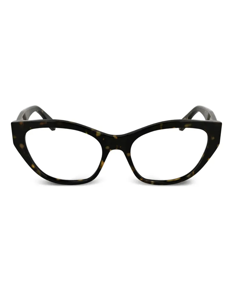 Karl Lagerfeld Sonnenbrille mit Cat-Eye-Gestell - Braun Braun