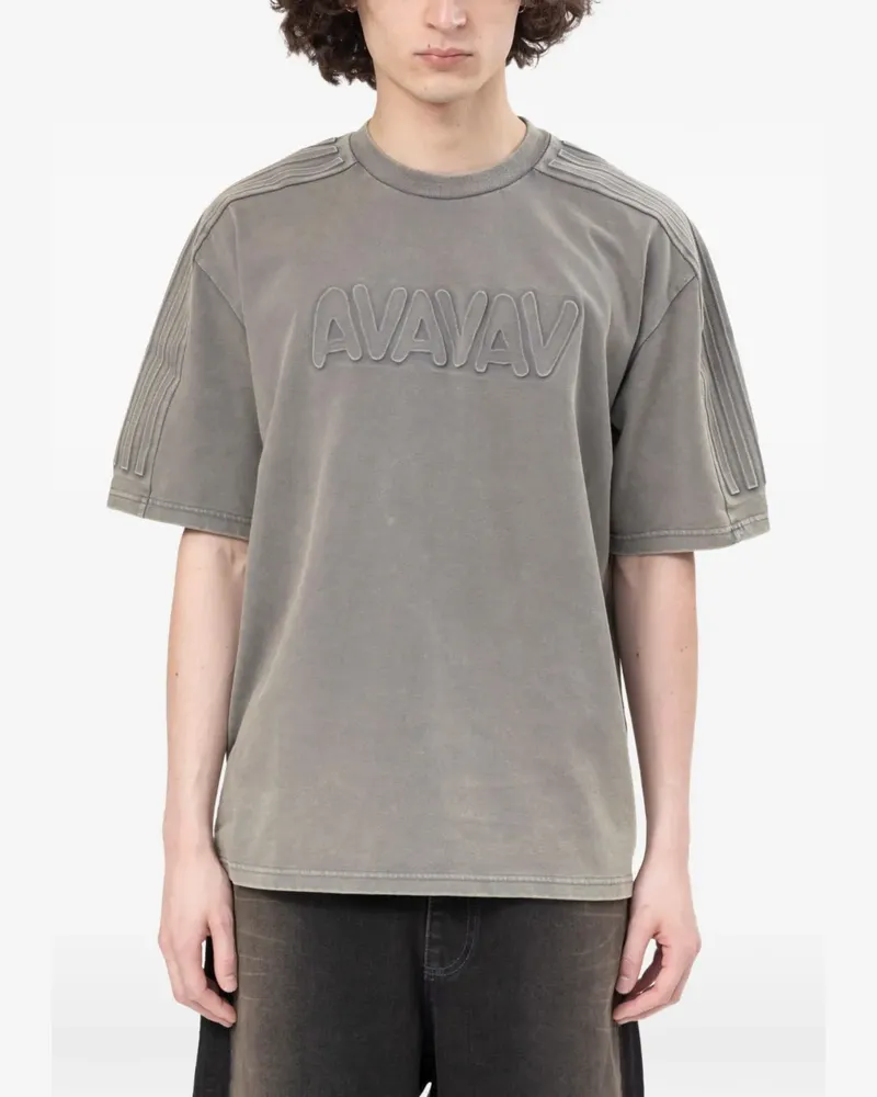adidas x AVAVAV T-Shirt mit Logo-Prägung - Grau Grau