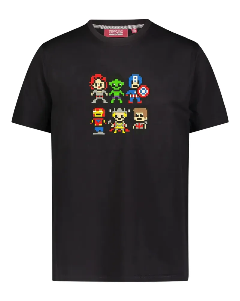 Mostly Heard Rarely Seen Hero Squad T-Shirt - Schwarz Schwarz