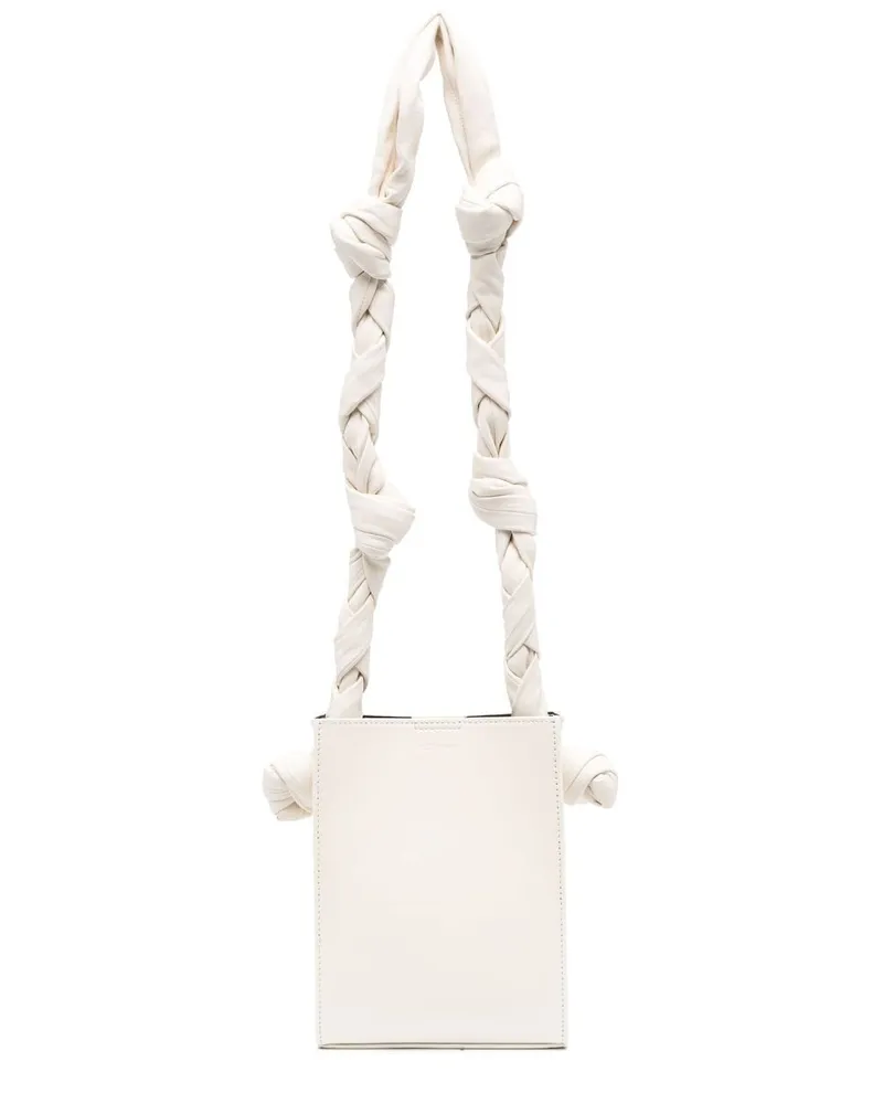 Jil Sander Tangle Schultertasche - Weiß Weiß