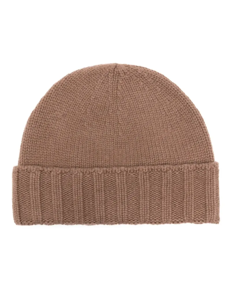 Drumohr  Gestrickte Beanie aus Kaschmir - Braun Braun