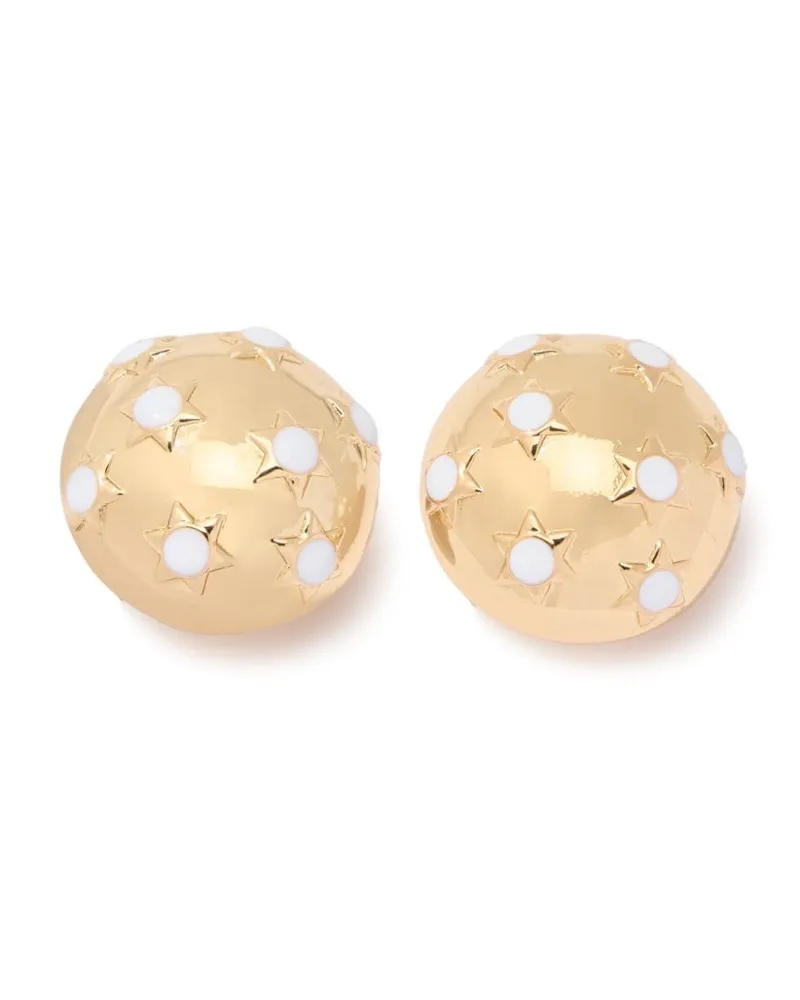 Carolina Herrera New York Starbust Dome Ohrringe - Gold Gold