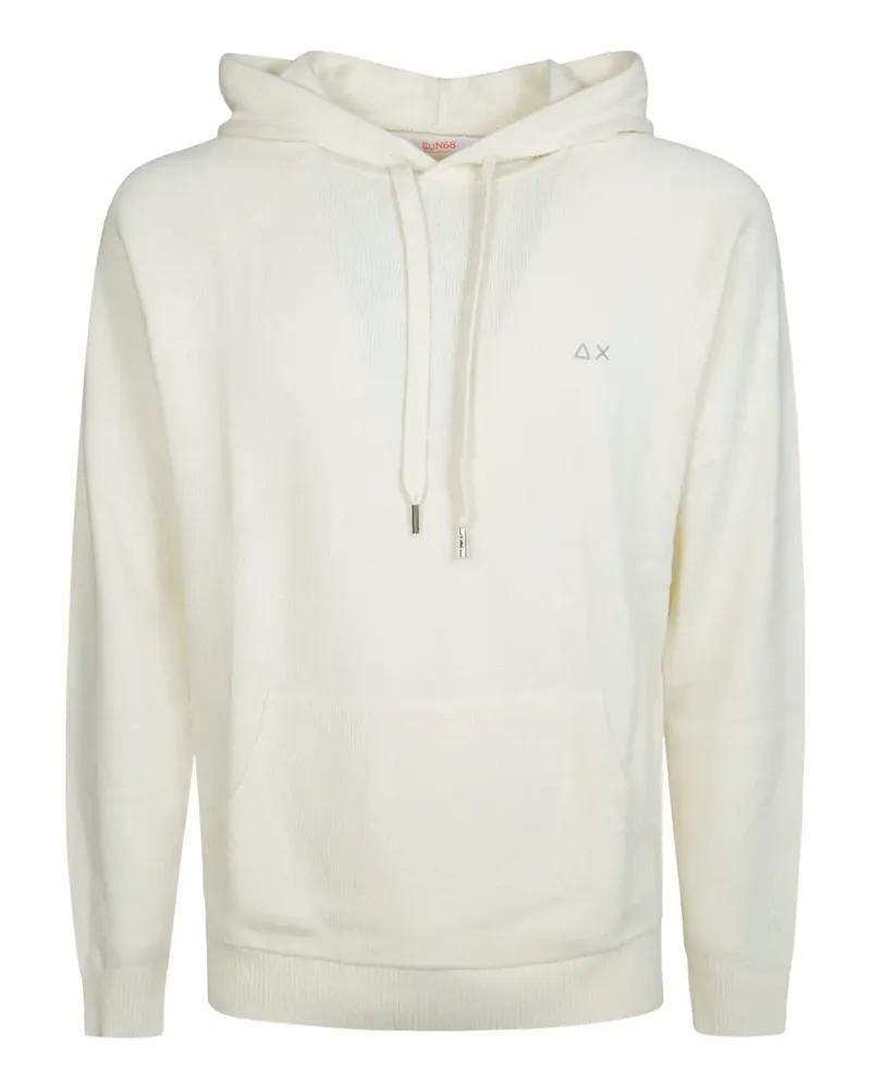 Sun68 Hoodie aus Wolle - Weiß Weiß