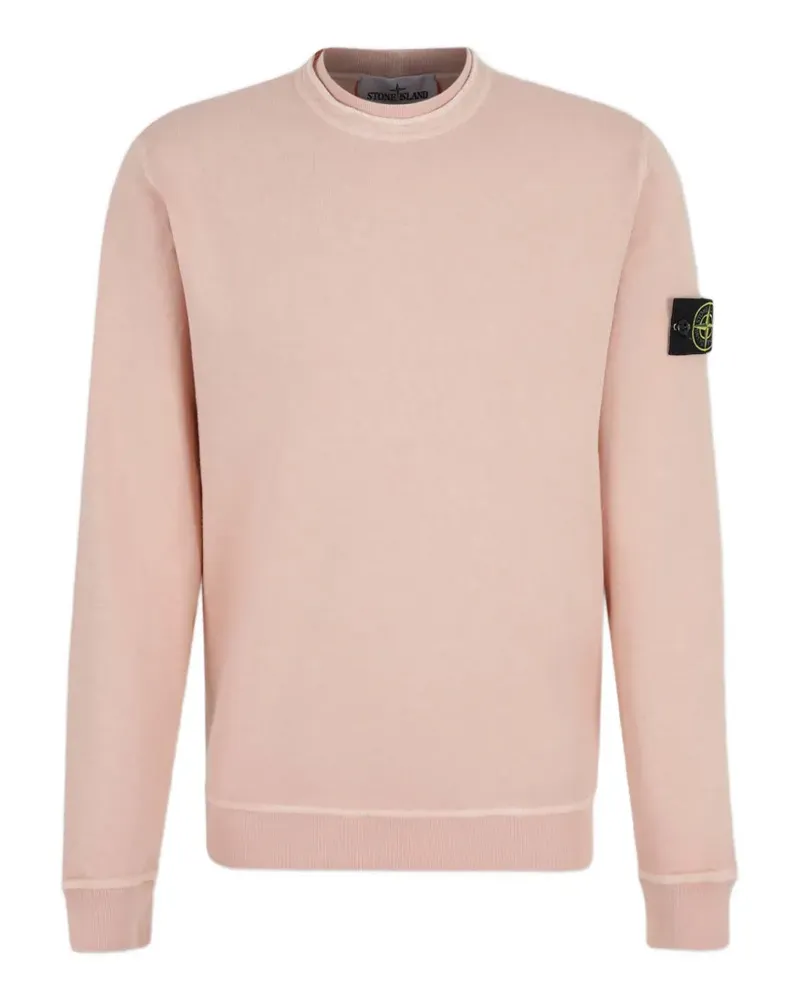 Stone Island logo-patch sweatshirt - Rosa Rosa