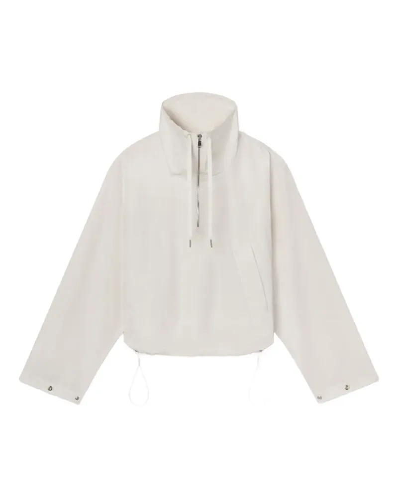AGOLDE Lydia funnel-neck zip jacket - Weiß Weiß