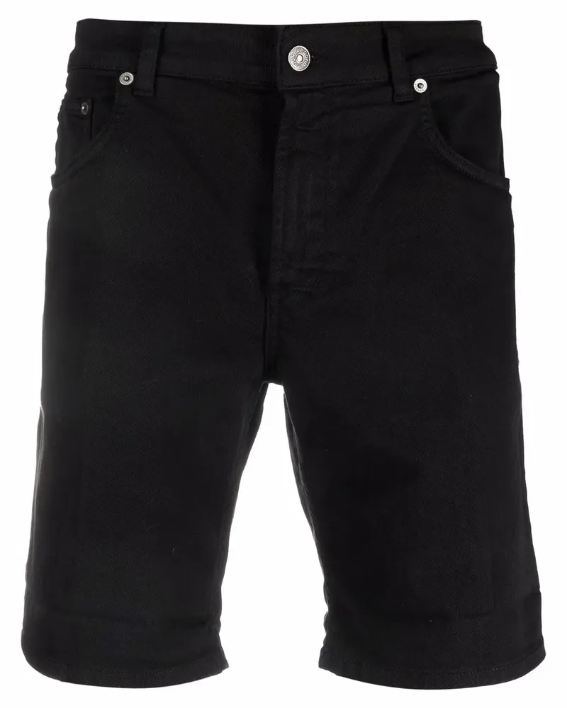 Dondup Bermudas mit geradem Bein - Schwarz Schwarz