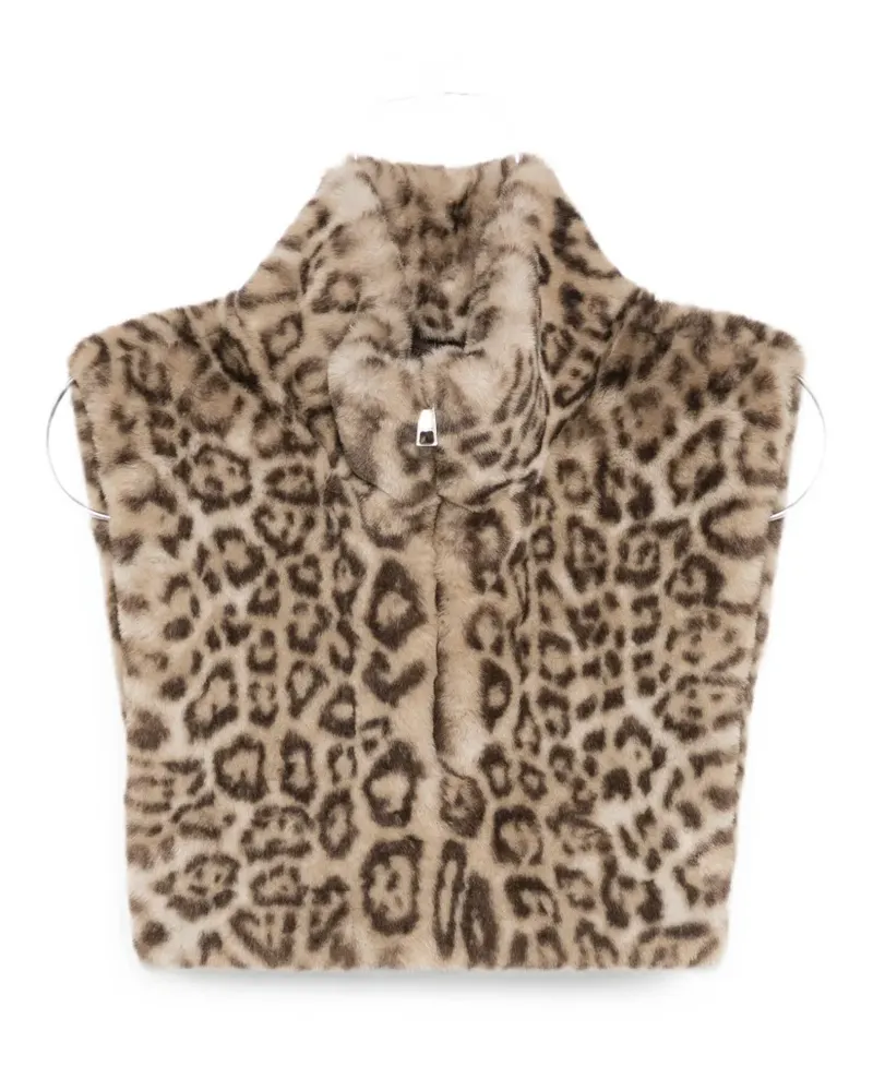APPARIS Jamie zip-up cape - Nude Nude