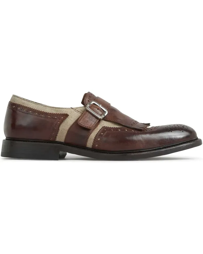 Green George Monk-Schuhe mit Einsätzen - Braun Braun