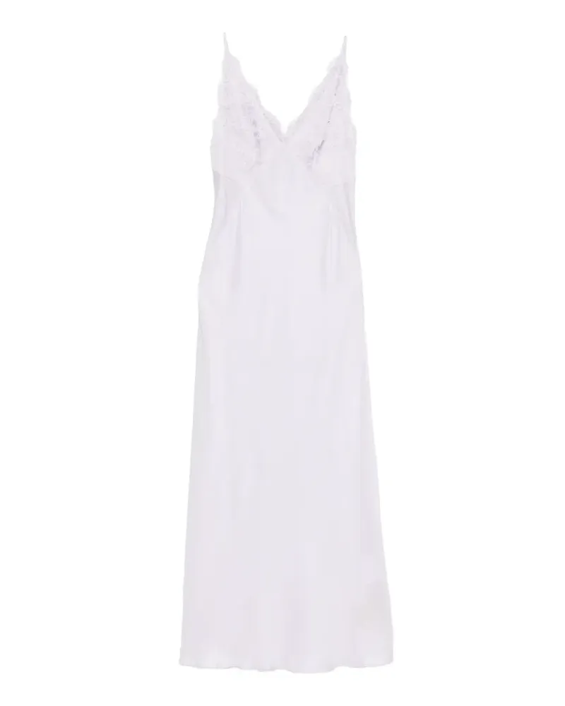 Sandro lace-trim maxi dress - Violett Violett