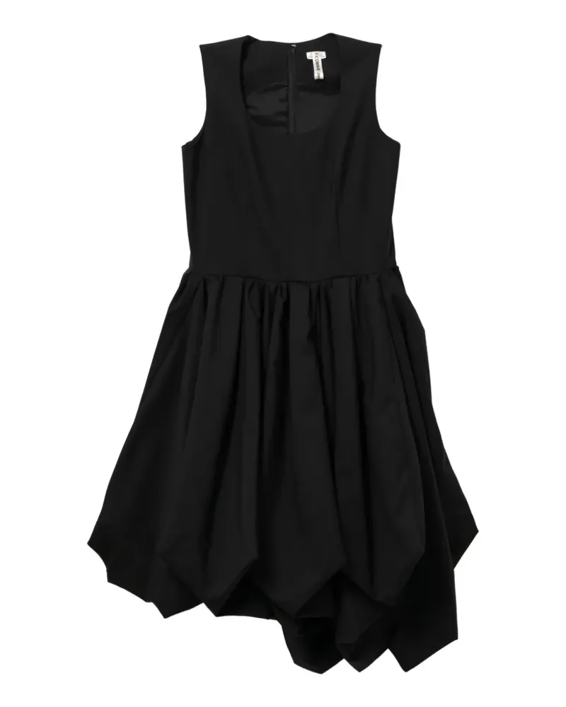 Comme des Garçons voluminous midi dress - Schwarz Schwarz