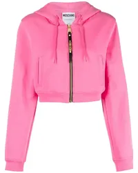 Moschino Hoodie mit Logo Rosa