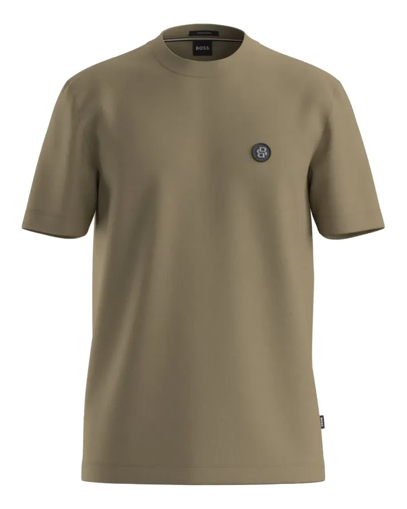HUGO BOSS T-Shirt mit Applikation - Grün Grün