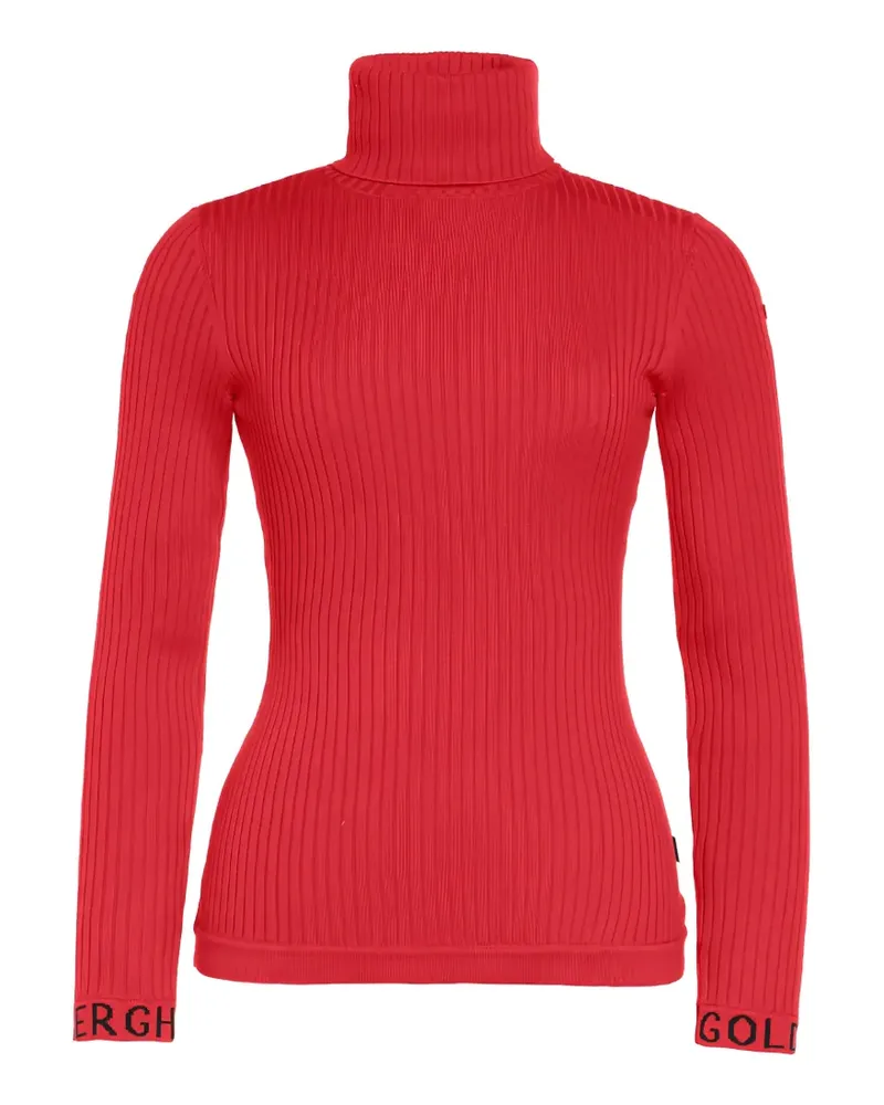 GOLDBERGH Gerippter Mira Rollkragenpullover - Rot Rot