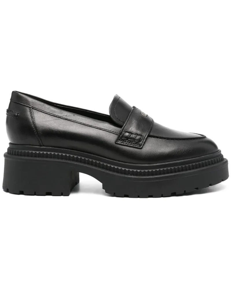 Guess Loafer mit Logo-Stempel - Schwarz Schwarz