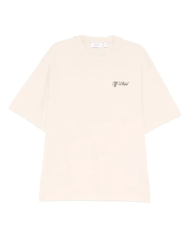 OFF-WHITE Script Skate T-Shirt - Nude Nude