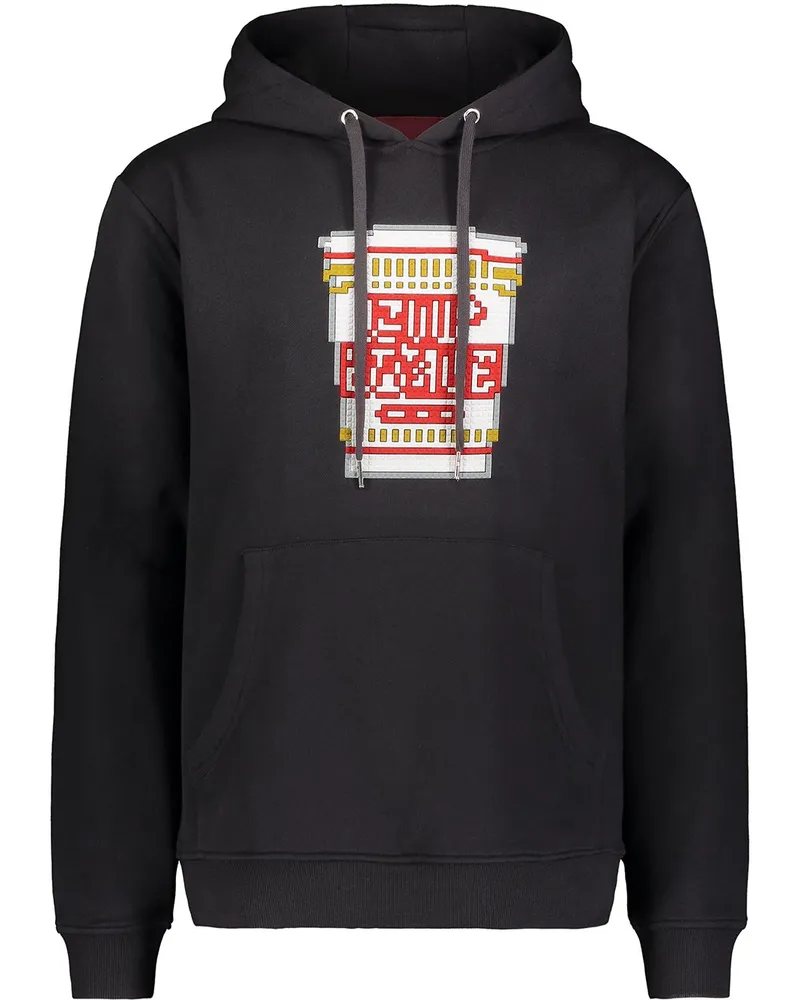 Mostly Heard Rarely Seen Hoodie mit Hot Pasta-Print - Schwarz Schwarz