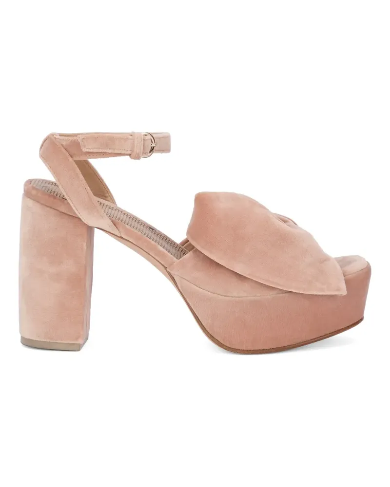 RED Valentino bow platform sandals - Rosa Rosa