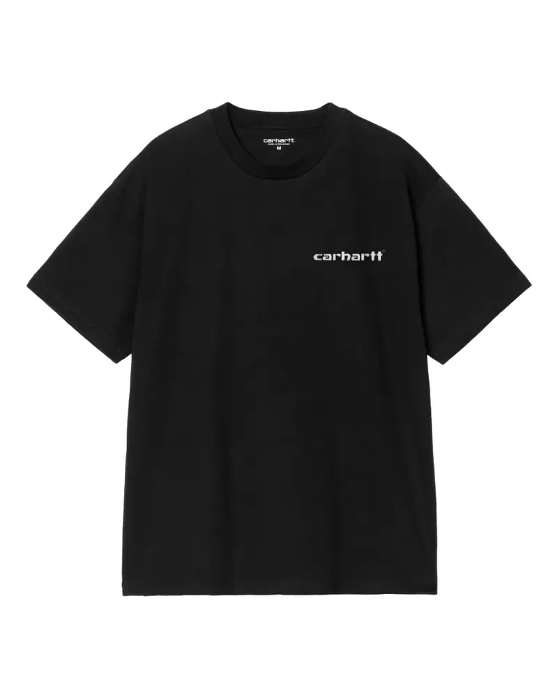 Carhartt WIP T-Shirt mit SS Archive-Print - Schwarz Schwarz