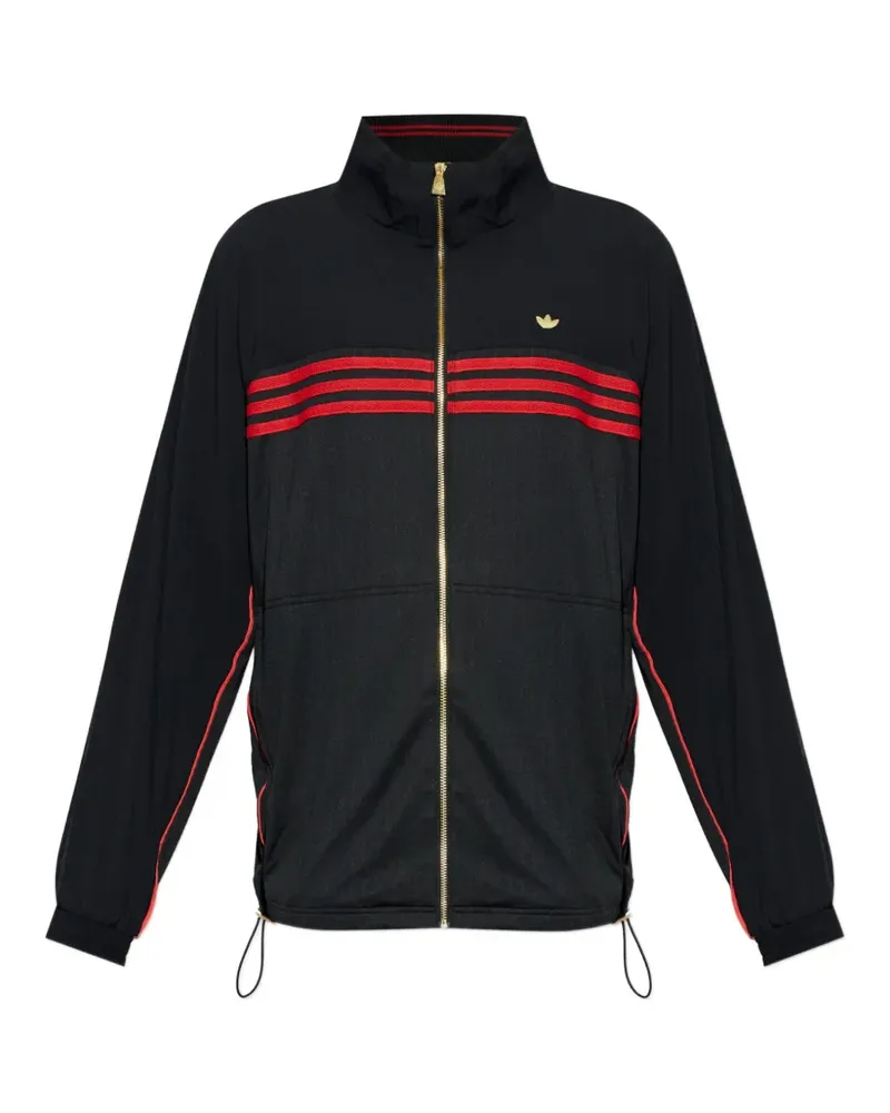 adidas 3-Stripes zip-up sweatshirt - Schwarz Schwarz