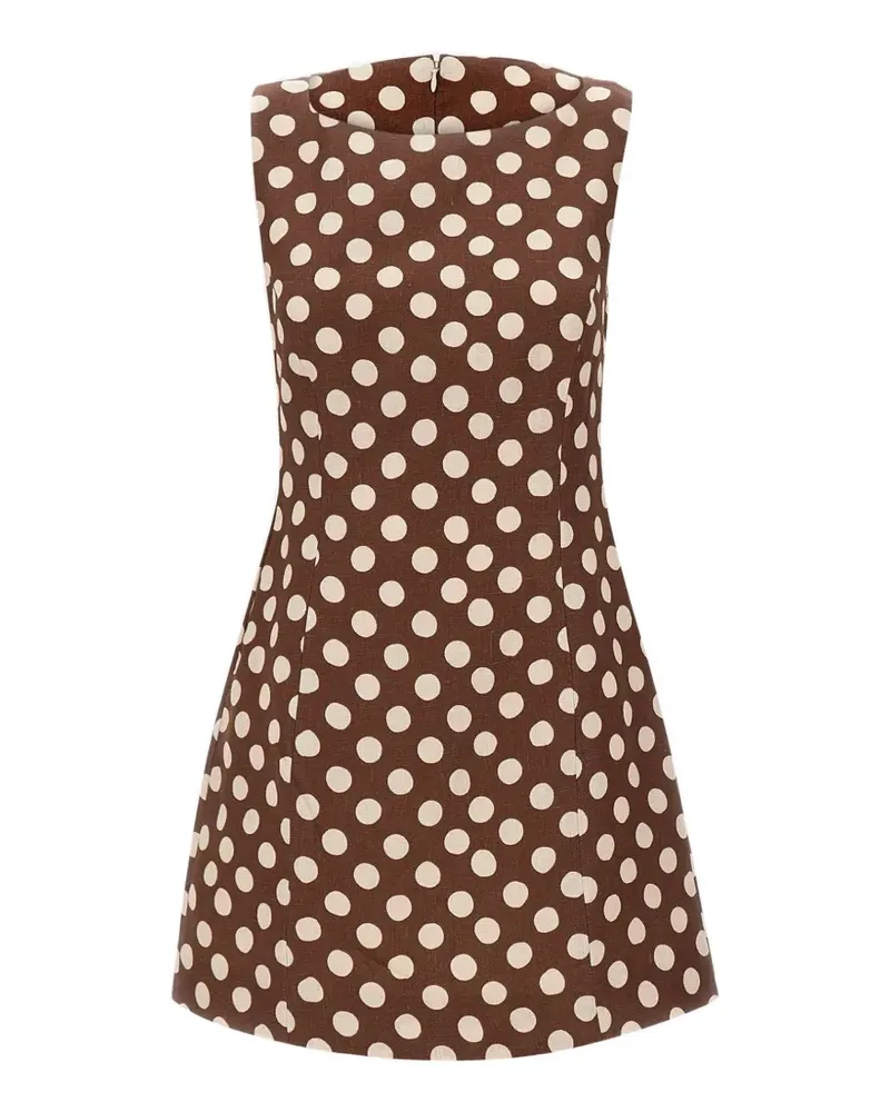Faithfull The Brand Lydie mini dress - Braun Braun