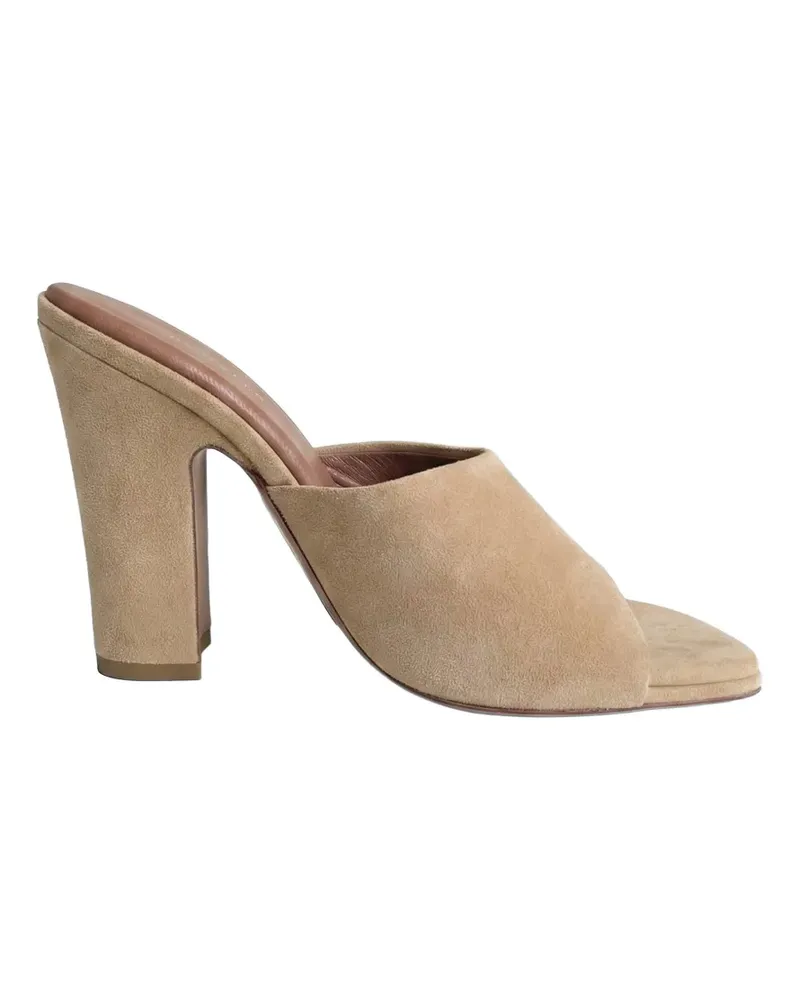 Paris Texas square-toe mules - Nude Nude