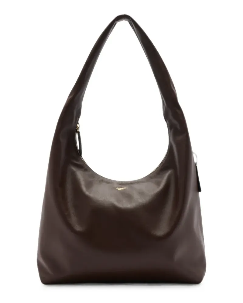 Coach Schultertasche aus Leder - Braun Braun