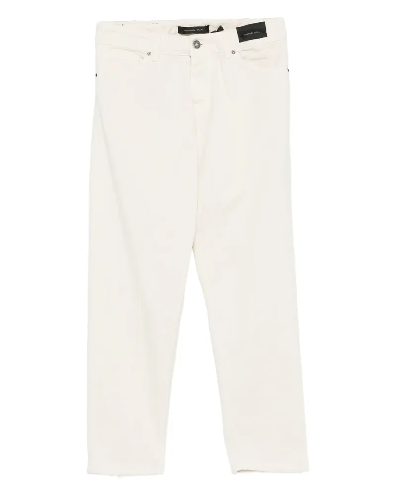 MICHAEL COAL Hose mit ausgefranstem Saum - Nude Nude