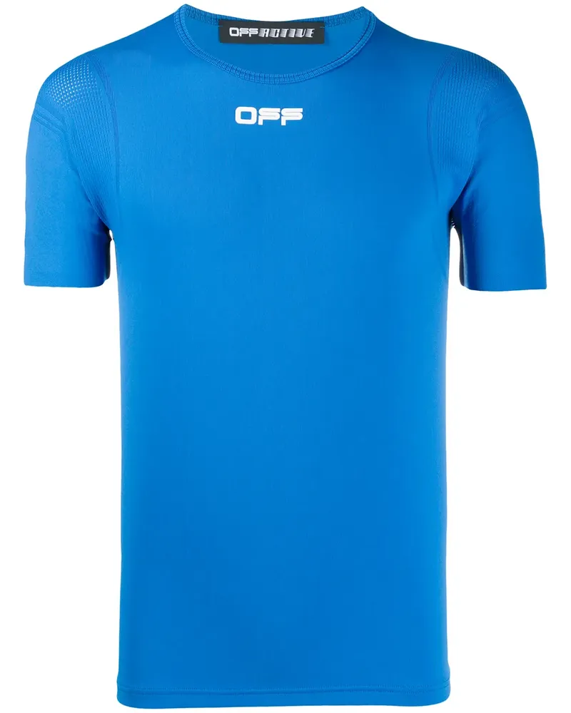 OFF-WHITE Performance T-Shirt - Blau Blau