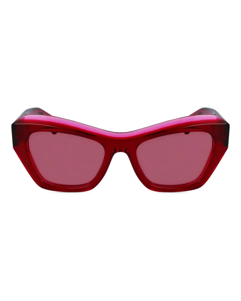 Lanvin geometric-frame sunglasses - Rot Rot