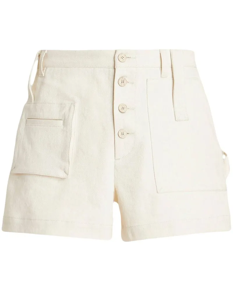 Etro Chino-Shorts mit Knopfleiste - Weiß Weiß
