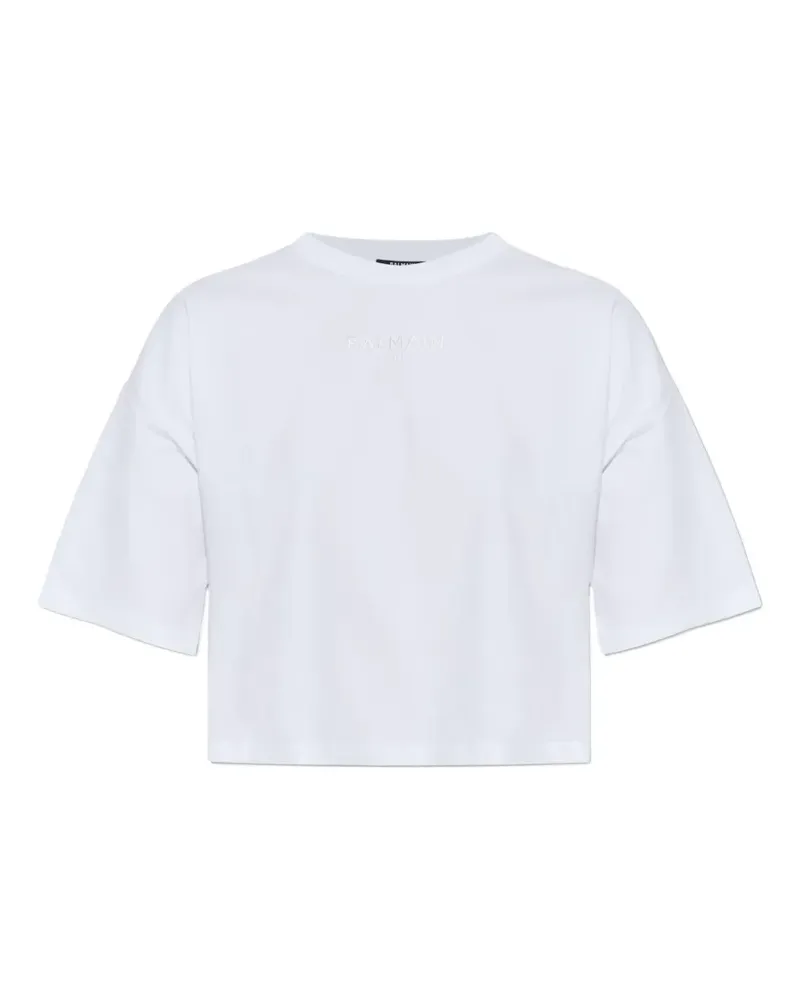 Balmain logo T-shirt - Weiß Weiß