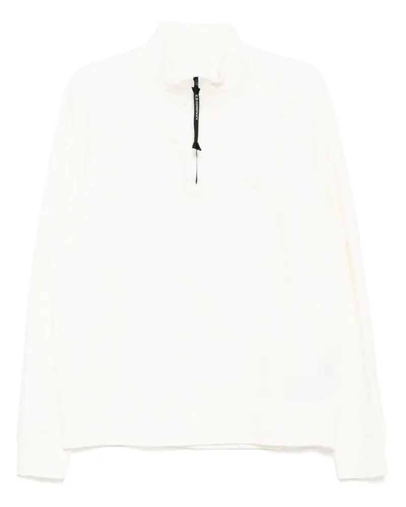 C.P. Company Sweatshirt aus leichtem Fleece - Weiß Weiß