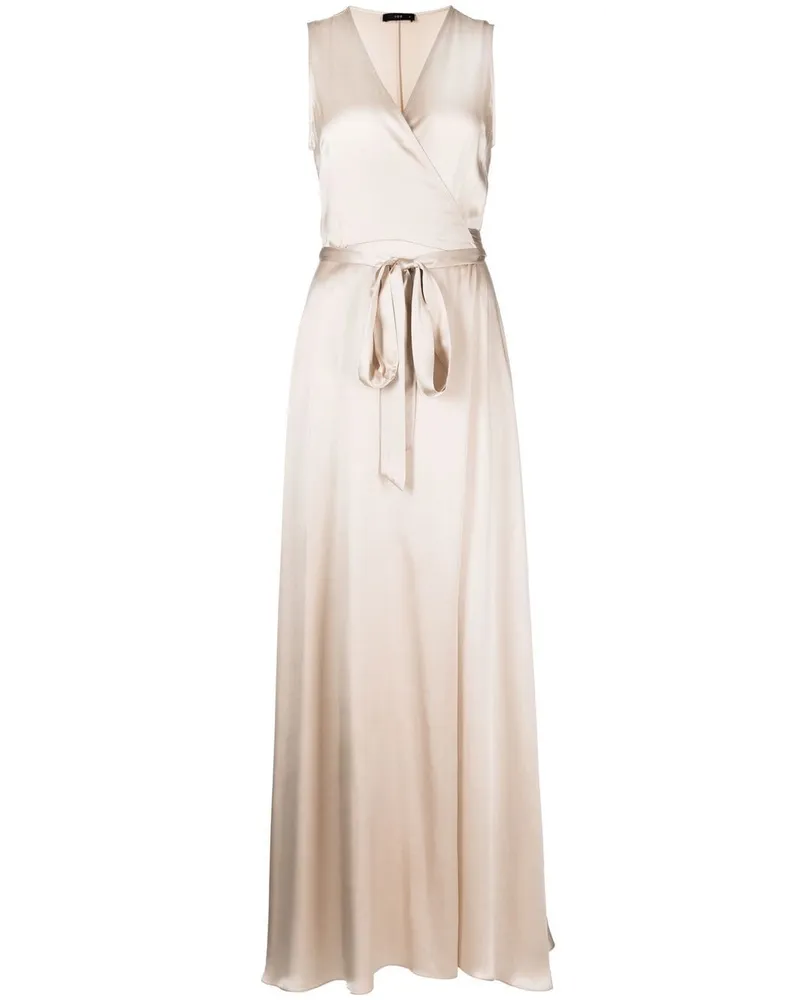 VOZ Gewickeltes Maxikleid Nude