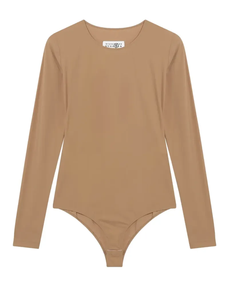 Maison Margiela long-sleeve bodysuit - Nude Nude
