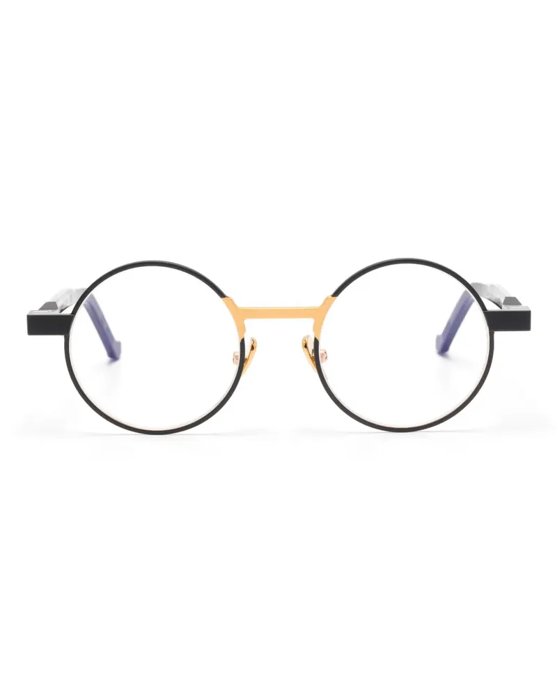 VAVA EYEWEAR Brille mit rundem Gestell - Schwarz Schwarz